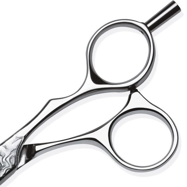kasho hair scissors damascus series handle