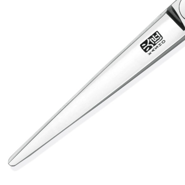 kasho hair scissors silver straight blade