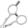 kasho hair scissors silver straight handle