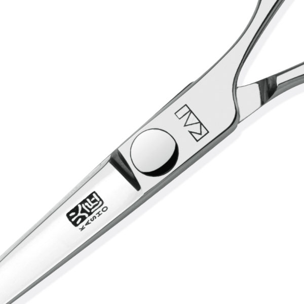 kasho hair scissors silver straight screw